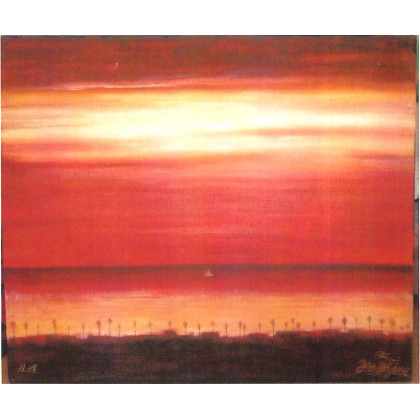 splendor-a33 Beautiful sunset of coast