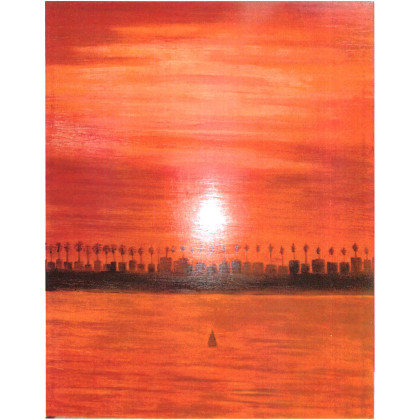 splendor-a37a Beautiful sunset of coast