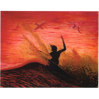 splendor-a42 Surfering on golden wave